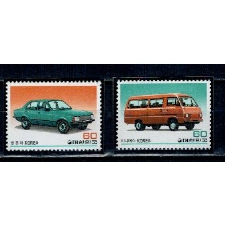 Korea Sud 1983 - Autovehicule, serie neuzata