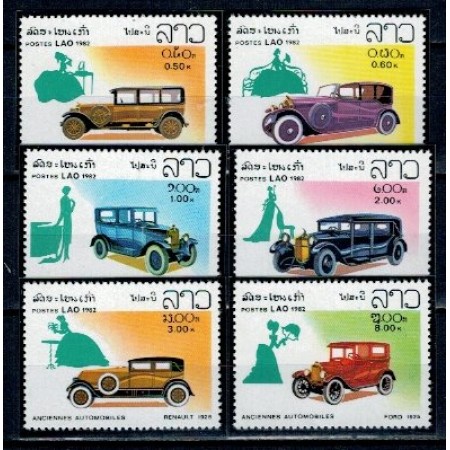 Laos 1982 - Automobile, serie neuzata