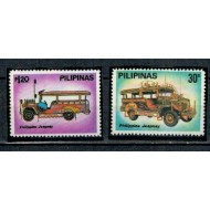 Filipine 1980 - Masini de teren, seie neuzata