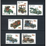 Vietnam 1984 - Masini de epoca, serie neuzata