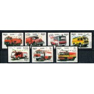 Cambodge 1987 - Masini de pompieri, serie neuzata