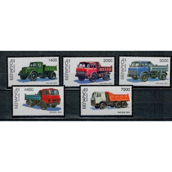 Belarus 1998 - Camioane, serie neuzata