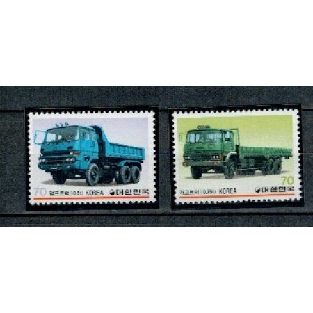 Korea Sud 1983 - Camioane, serie neuzata
