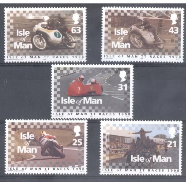 Isle of Man 1998 - Motociclism, serie neuzata Isle of Man 1998 - Motociclism, serie neuzata