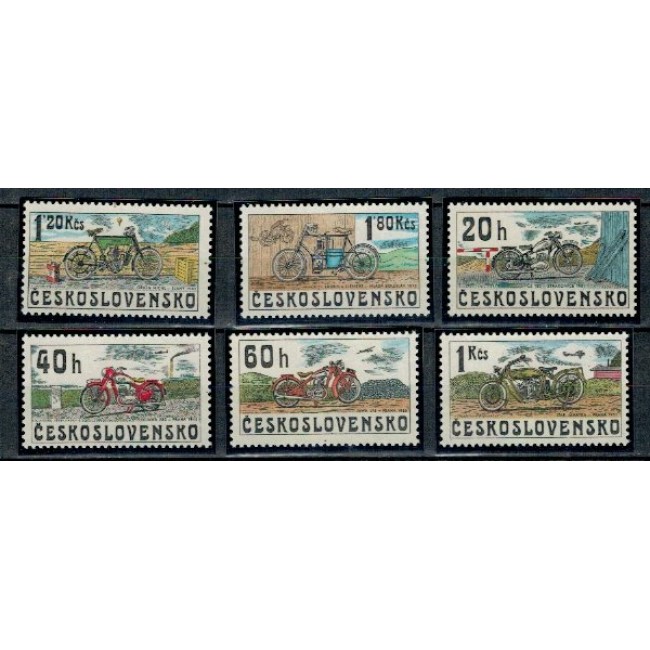 Cehoslovacia 1975 - Motociclete, serie neuzata