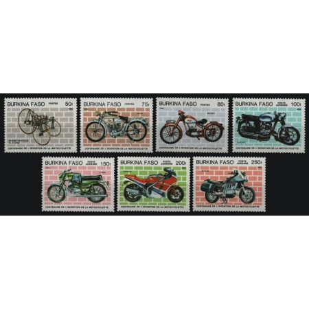 Burkina Faso 1985 - Motociclete, serie neuzata