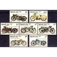 Laos 1985 - Motociclete, serie neuzata