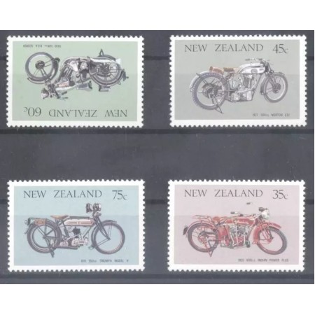 New Zealand 1986 - Motociclete, serie neuzata