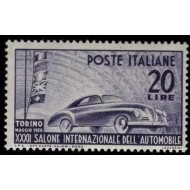 Italia 1950 - Salon international auto, neuzat
