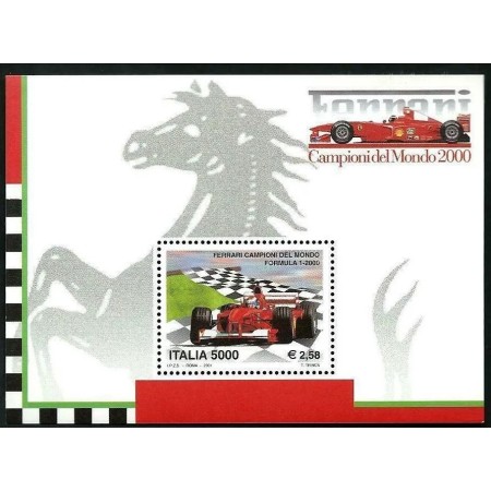 Italia 2001 - Formula 1, Ferrari, Schumacher, colita neuzata