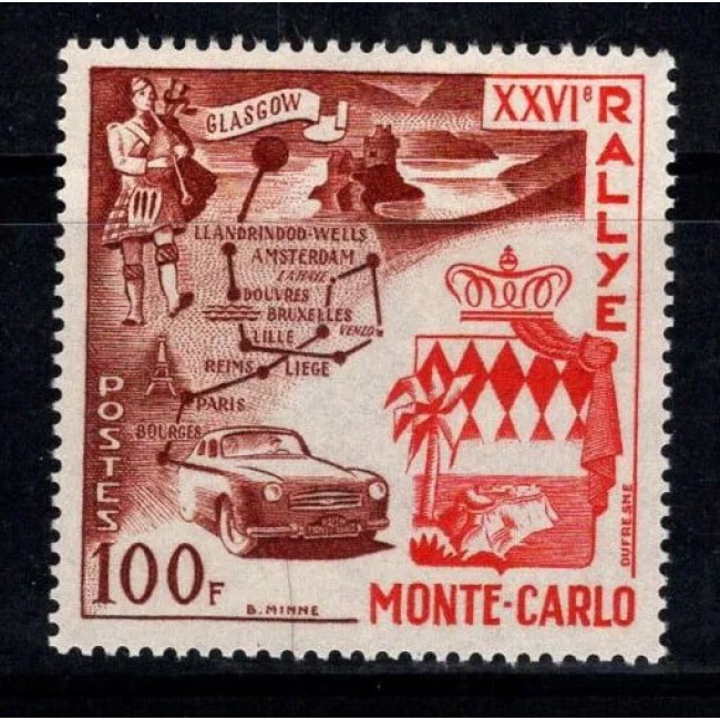 Monaco 1956 - Raliul Monte Carlo, neuzat