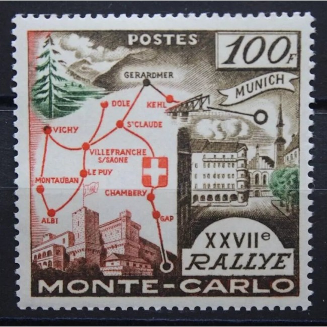 Monaco 1958 - Raliul Monte Carlo, neuzat