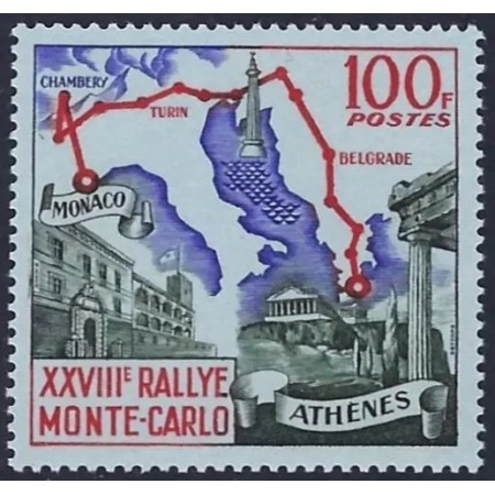 Monaco 1959 - Raliul Monte Carlo, neuzat