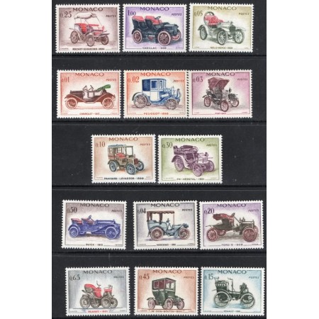 Monaco 1961 - Masini de epoca, serie neuzata