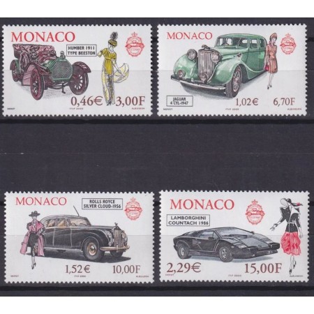 Monaco 2000 - Masini de epoca, serie neuzata
