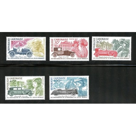 Gabon 1977 - Masini de epoca, Renault, serie neuzata