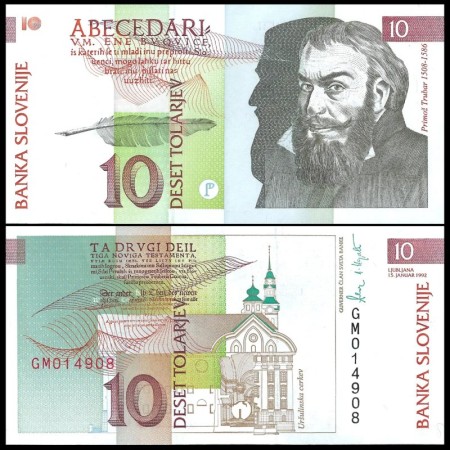 Slovenia 1992 - 10 tolarjev UNC