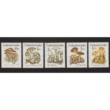 Cehoslovacia 1989 - Ciuperci, serie neuzata
