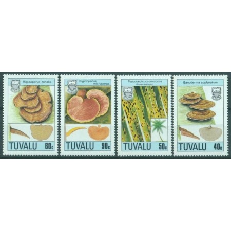 Tuvalu 1986 - Ciuperci, serie neuzata Tuvalu 1986 - Ciuperci, serie neuzata
