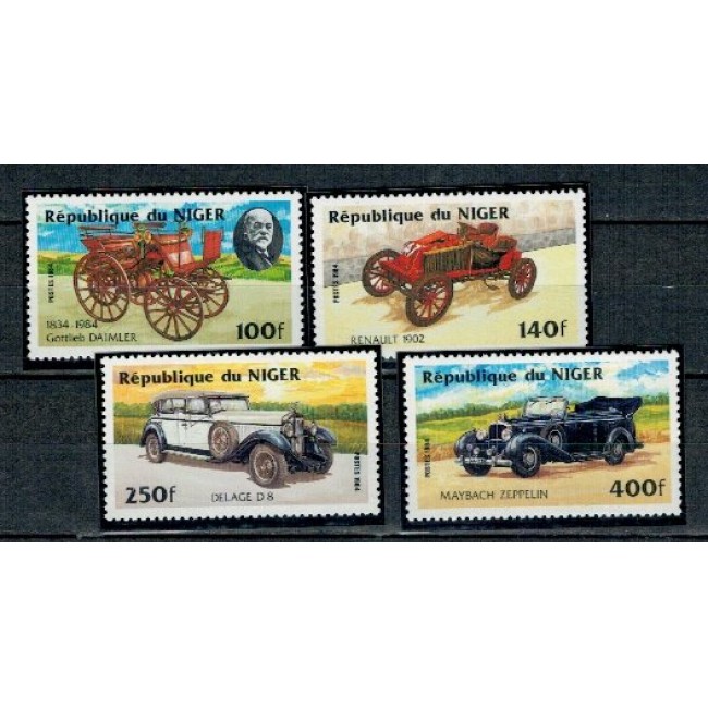 Niger 1984 - Masini de epoca, serie neuzata