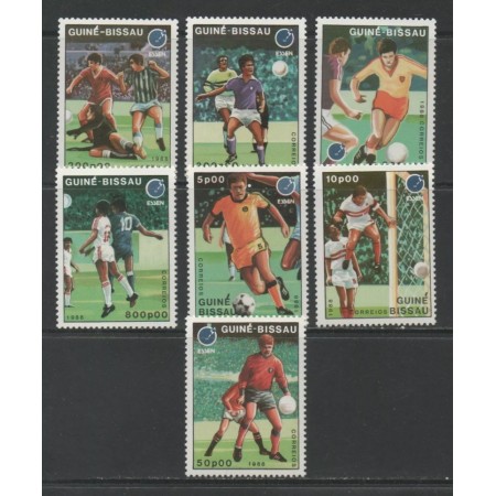 Guinea Bissau 1988 - Fotbal, serie neuzata Guinea Bissau 1988 - Fotbal, serie neuzata