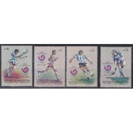 Argentina 1988 - Jocurile Olimpice, serie neuzata