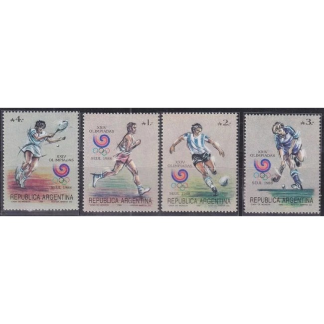 Argentina 1988 - Jocurile Olimpice, serie neuzata