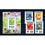 Vanuatu 1988 - Jocurile Olimpice, sport, serie+colita neuzata