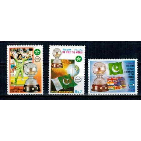 Pakistan 1992 - Cricket, sport, serie neuzata Pakistan 1992 - Cricket, sport, serie neuzata