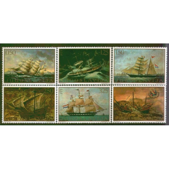 Iugoslavia 1969 - Vapoare, serie neuzata