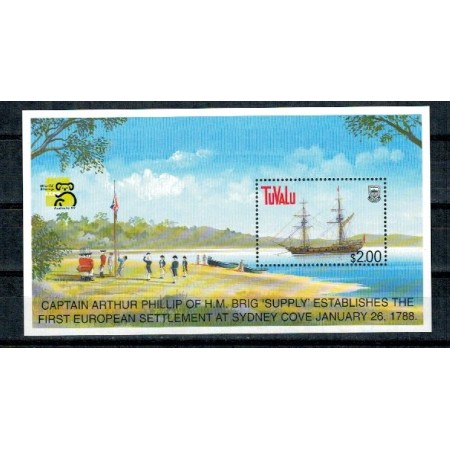 Tuvalu 1999 - Vapor, expo, colita neuzata