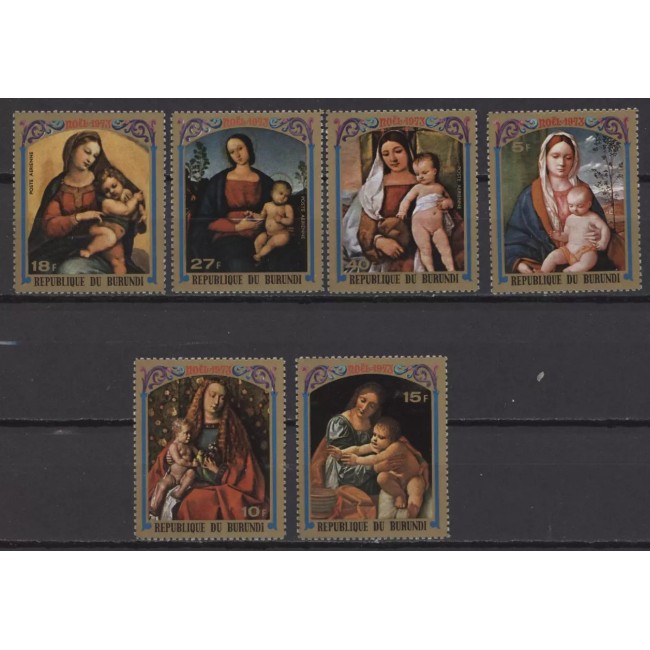 Burundi 1973 - Craciun, serie neuzata