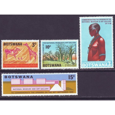 Botswana 1968 - Muzeul de arta, serie neuzata Botswana 1968 - Muzeul de arta, serie neuzata