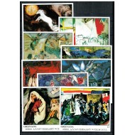 Grenada 1986 - Picturi, Chagall, set 9 colite neuzate