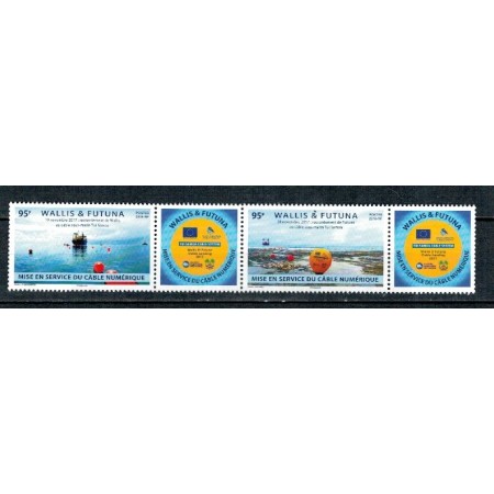 Wallis & Futuna 2018 - Cablul submarin, serie neuzata Wallis & Futuna 2018 - Cablul submarin, serie neuzata
