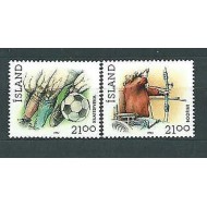 Islanda 1990 - Sport, serie neuzata