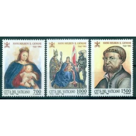 Vatican 1993 - Hans Holbein, ilustrator, serie neuzata
