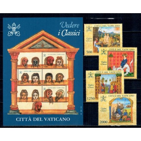 Vatican 1997 - Expo iluminism, arta, serie+colita neuzata
