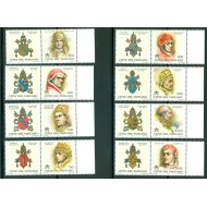 Vatican 1998 - Anul Sfant, Papi, serie neuzata cu viniete