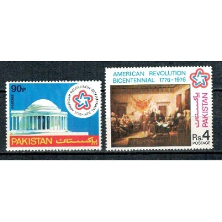 Pakistan 1976 - Aniv. independenta SUA, serie neuzata Pakistan 1976 - Aniv. independenta SUA, serie neuzata