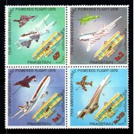 Pakistan 1978 - Aviatie, avioane, serie neuzata