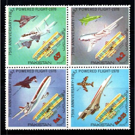 Pakistan 1978 - Aviatie, avioane, serie neuzata Pakistan 1978 - Aviatie, avioane, serie neuzata