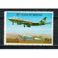 Pakistan 1980 - Avioane, aviatie, neuzat