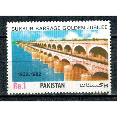 Pakistan 1982 - Barajul Sukkur, neuzat Pakistan 1982 - Barajul Sukkur, neuzat