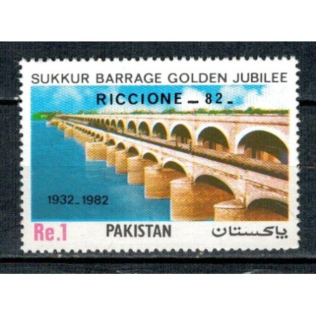 Pakistan 1982 - Expo Riccione, supr., neuzat Pakistan 1982 - Expo Riccione, supr., neuzat