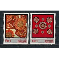 Pakistan 1983 - Arta populara, serie neuzata