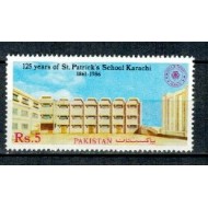 Pakistan 1987 - Scoala Sf. Patrick, arhitectura, neuzat