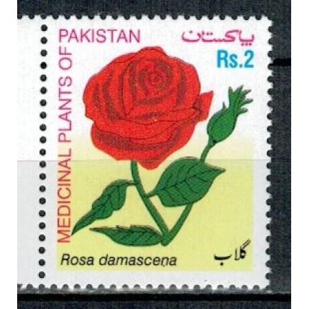 Pakistan 2003 - Plante medicinale, trandafir, neuzat Pakistan 2003 - Plante medicinale, trandafir, neuzat