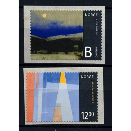 Norvegia 2009 - Picturi (II), arta, serie timbre autocolant neuz Norvegia 2009 - Picturi (II), arta, serie timbre autocolant neuz