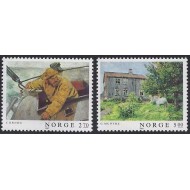 Norvegia 1987 - Pictura, arta, serie neuzata